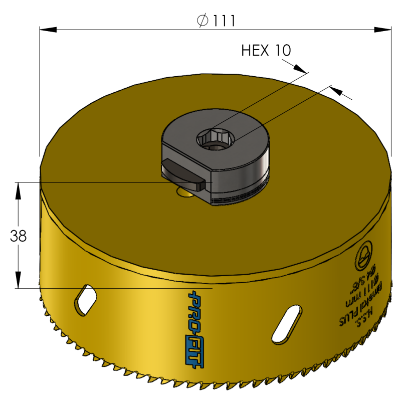 111 mm BiMetal PLUS ProFit gatzaag (reg. tand) - Gatzagen.com 111 mm BiMetal PLUS ProFit gatzaag (reg. tand) - Gatzagen.com