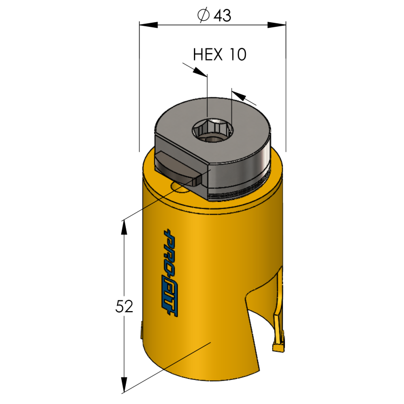 43 mm Multi Purpose ProFit gatzaag - Gatzagen.com
