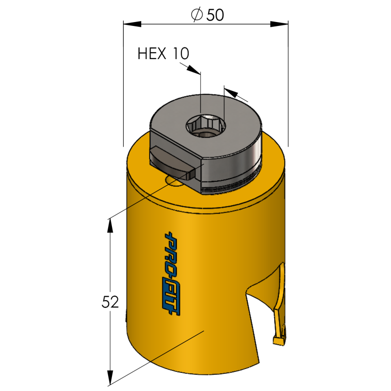 50 mm Multi Purpose ProFit gatzaag - WeraGereedschap.nl