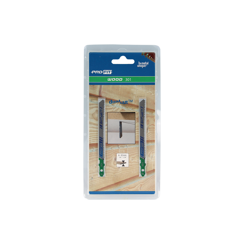 301 Hout 75x7,5x1,5 mm Variabele tand Bi-Directioneel 2-pack Profit...