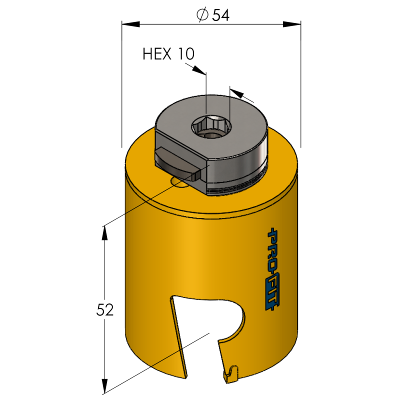 54 mm Multi Purpose ProFit gatzaag - WeraGereedschap.nl