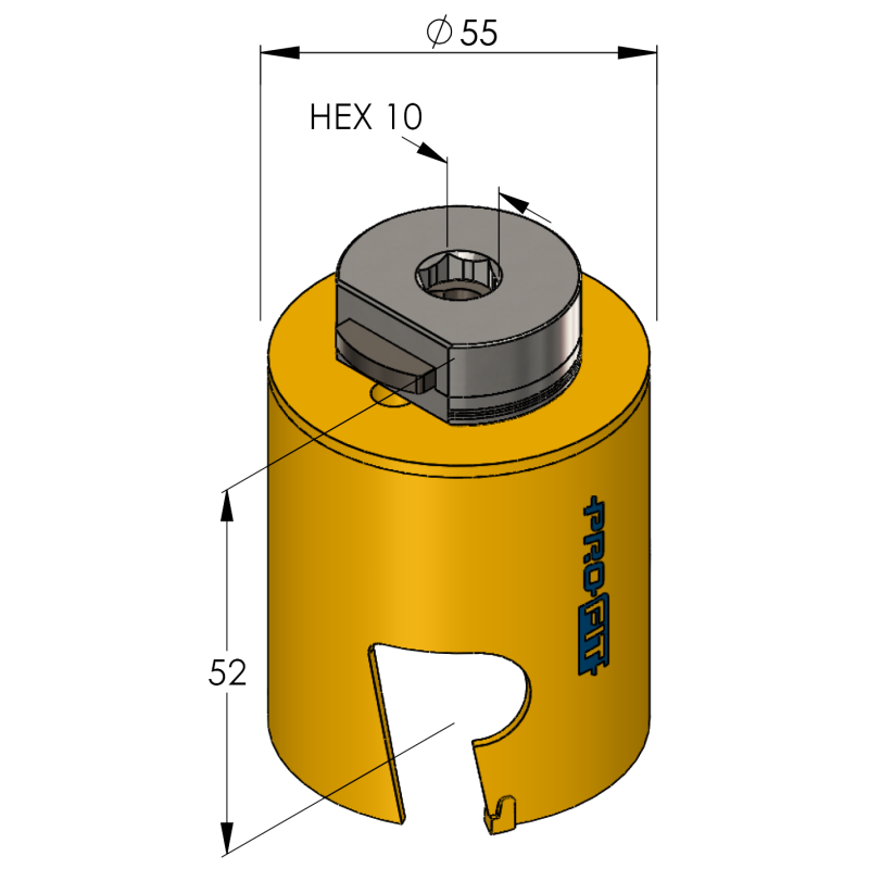 55 mm Multi Purpose ProFit gatzaag - WeraGereedschap.nl