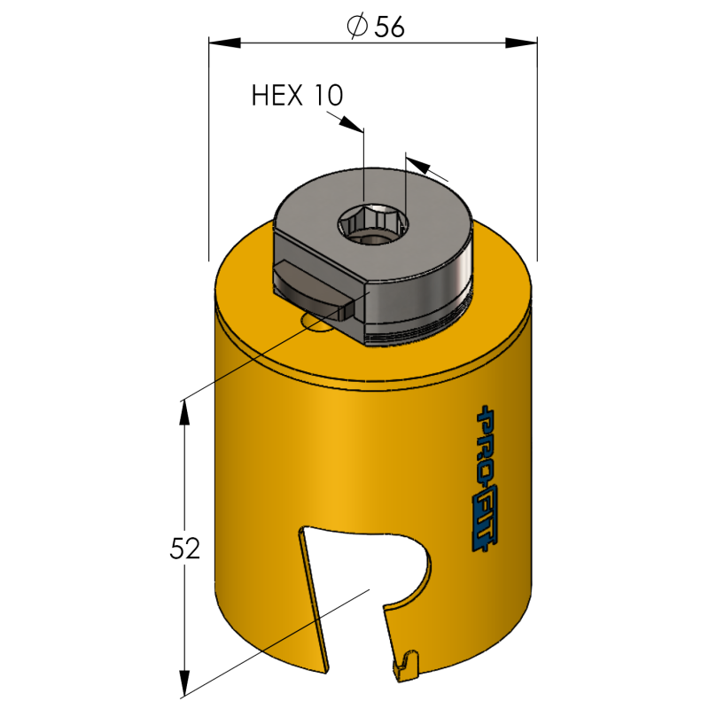 56 mm Multi Purpose ProFit gatzaag - Gatzagen.com