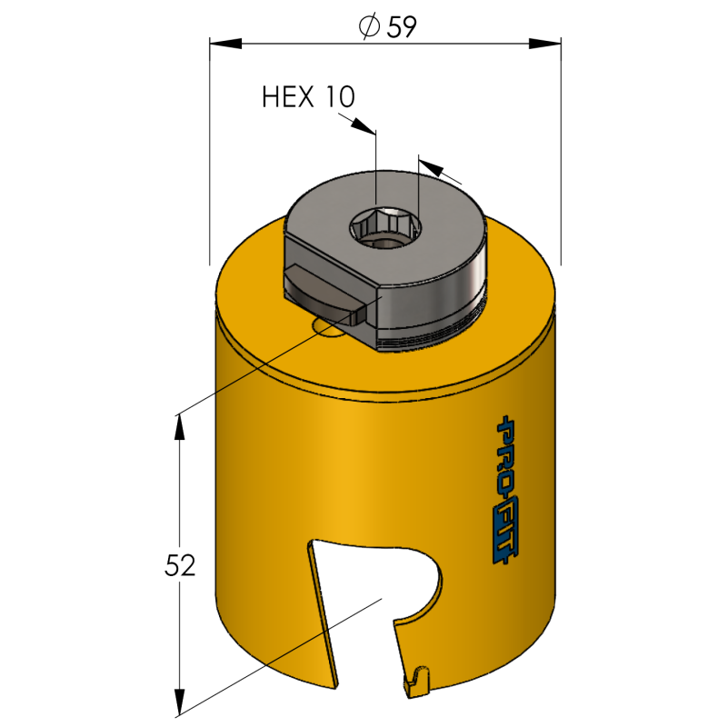 59 mm Multi Purpose ProFit gatzaag - WeraGereedschap.nl