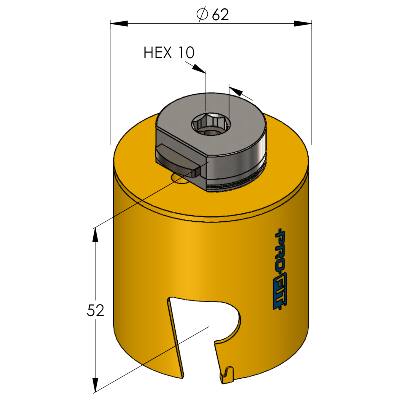 62 mm Multi Purpose ProFit gatzaag - Gatzagen.com