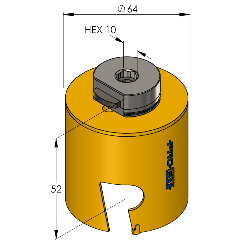 64 mm Multi Purpose ProFit gatzaag - Gatzagen.com