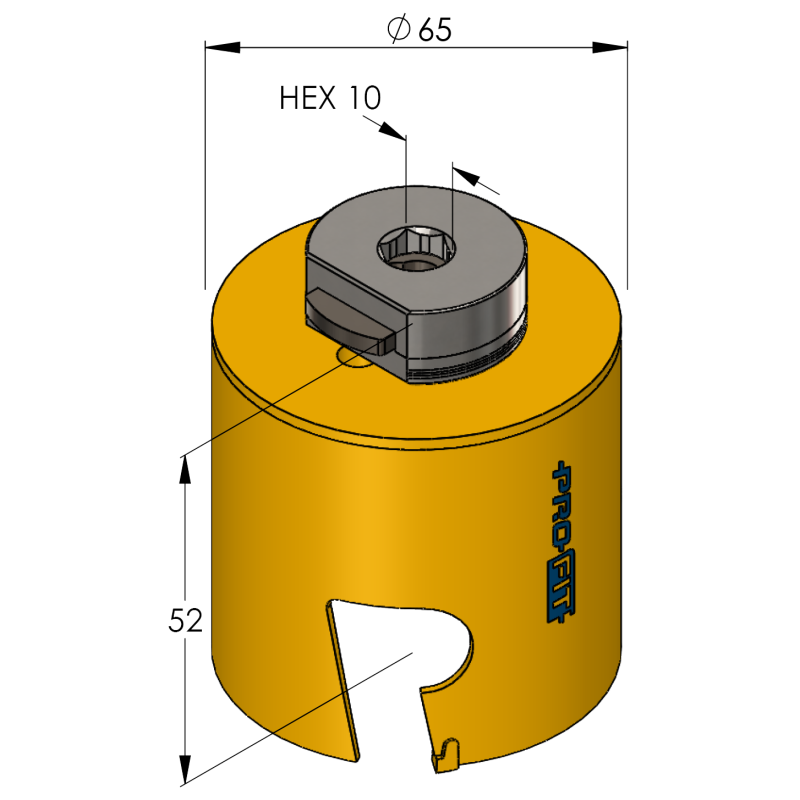 65 mm Multi Purpose ProFit gatzaag - WeraGereedschap.nl