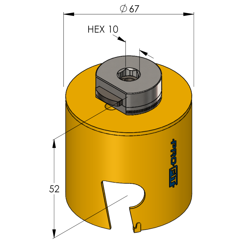 67 mm Multi Purpose ProFit gatzaag - WeraGereedschap.nl