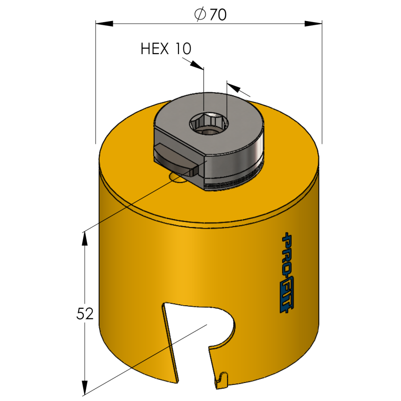 70 mm Multi Purpose ProFit gatzaag - WeraGereedschap.nl