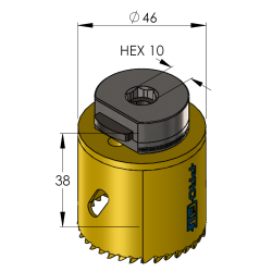 51 mm BiMetal PLUS ProFit gatzaag (reg. tand) - Gatzagen.com