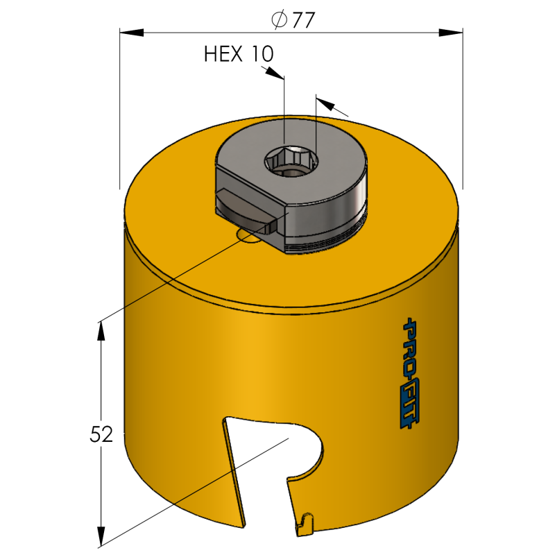 77 mm Multi Purpose ProFit gatzaag - Gatzagen.com