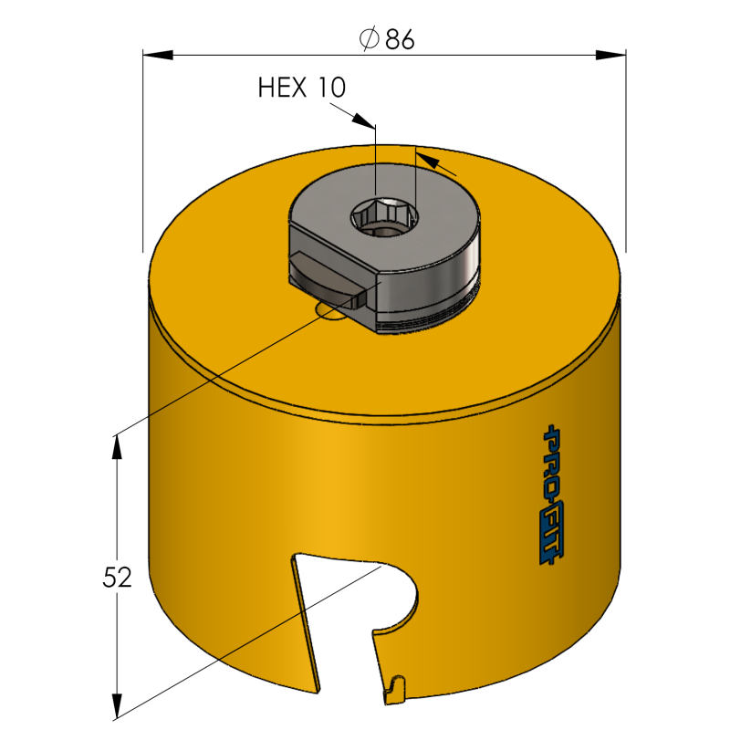 86 mm Multi Purpose ProFit gatzaag - Gatzagen.com