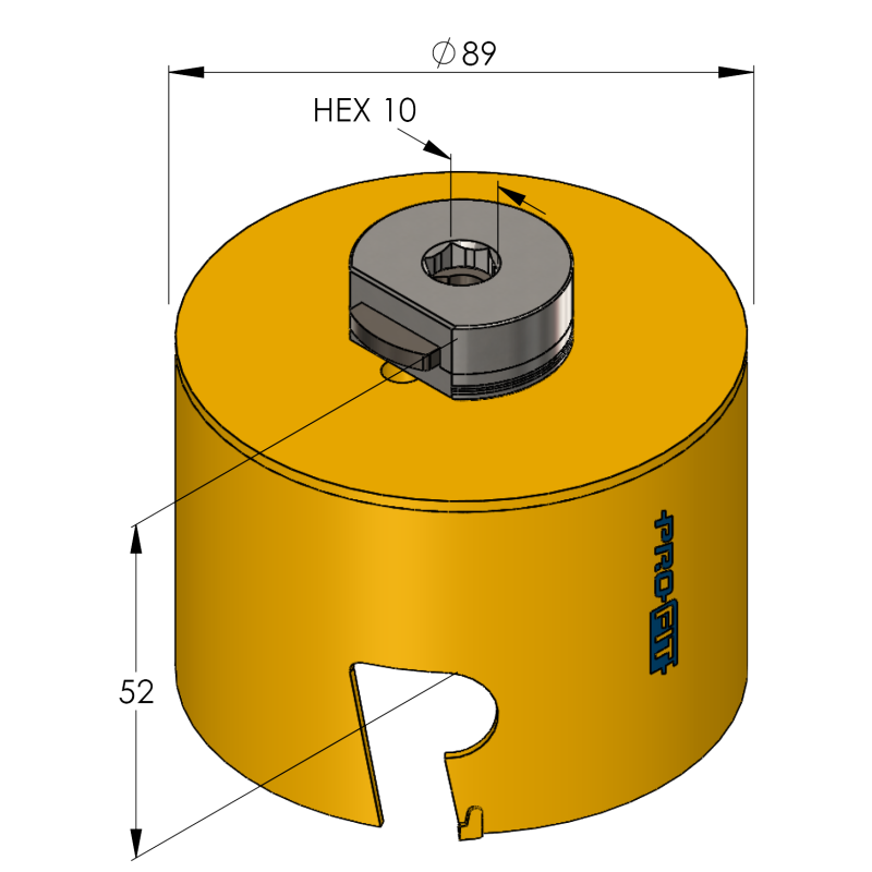 89 mm Multi Purpose ProFit gatzaag - Gatzagen.com