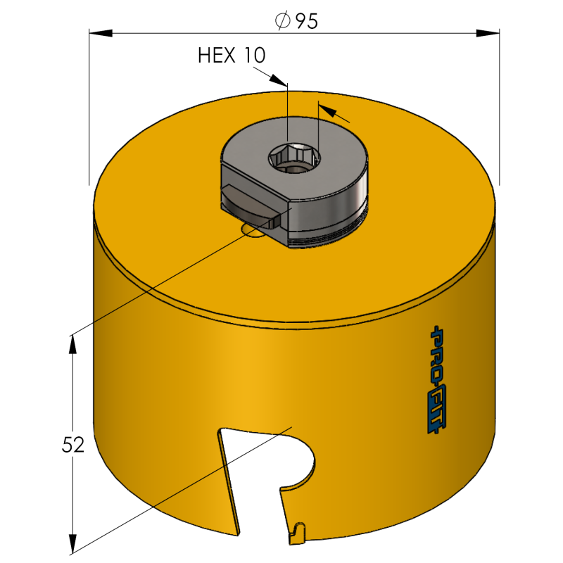 95 mm Multi Purpose ProFit gatzaag - Gatzagen.com