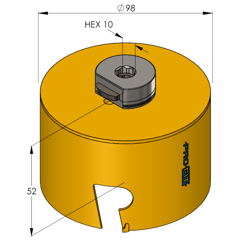 98 mm Multi Purpose ProFit gatzaag - Gatzagen.com