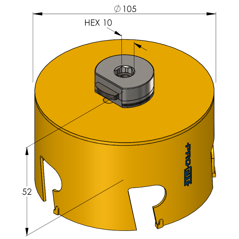 105 mm Multi Purpose ProFit gatzaag - Gatzagen.com