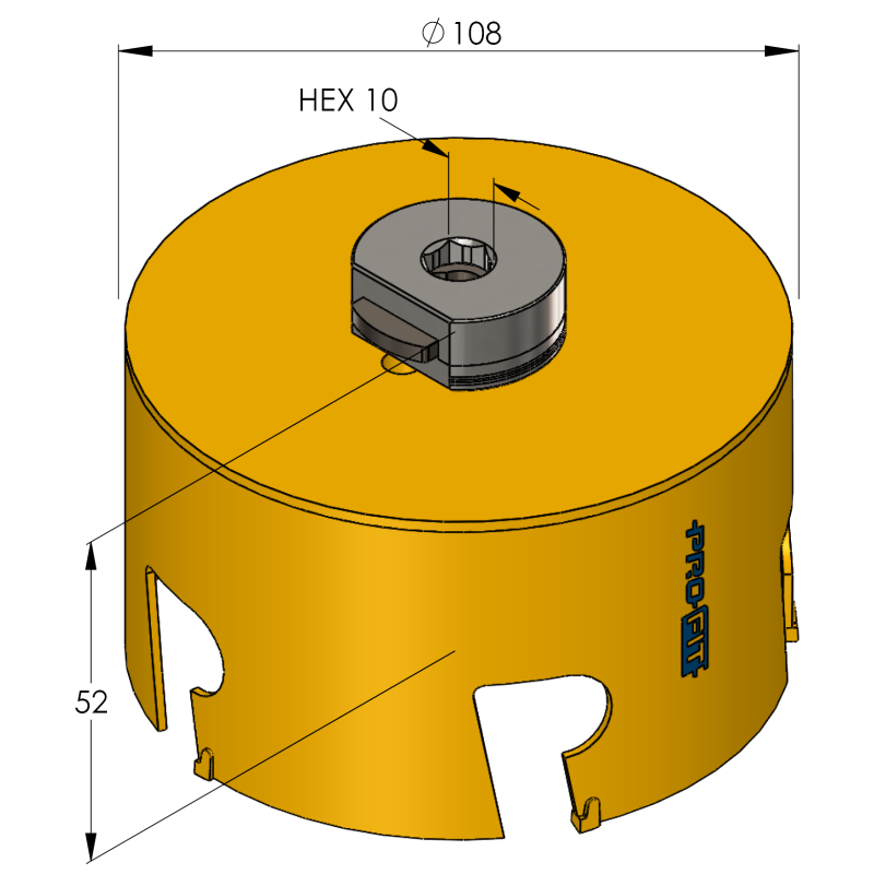 108 mm Multi Purpose ProFit gatzaag - Gatzagen.com