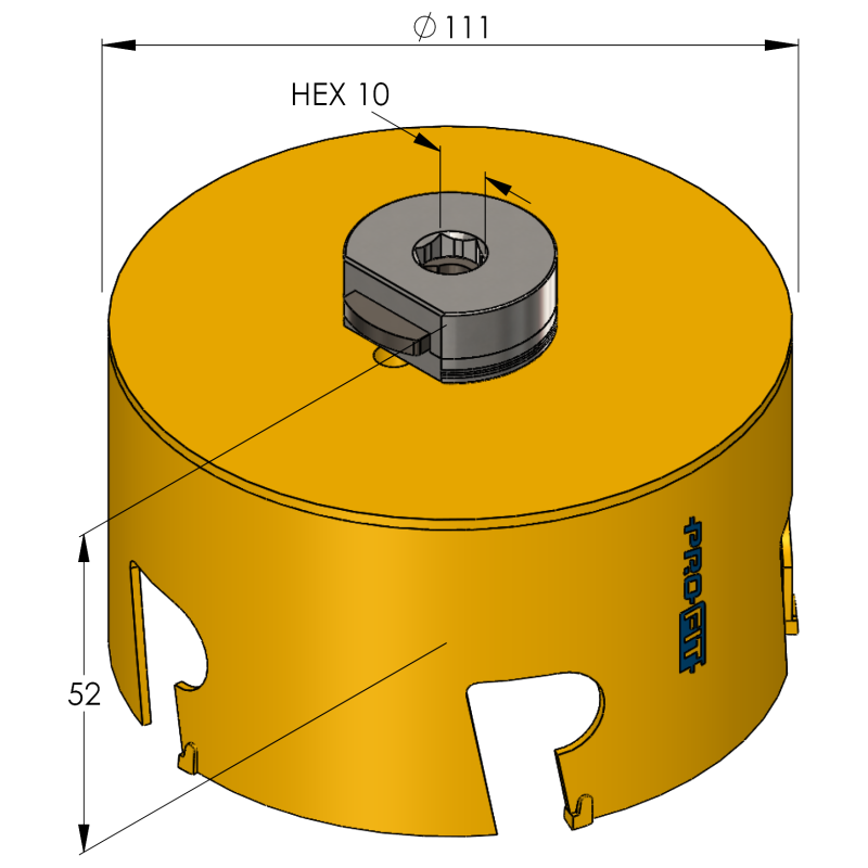 111 mm Multi Purpose ProFit gatzaag - Gatzagen.com