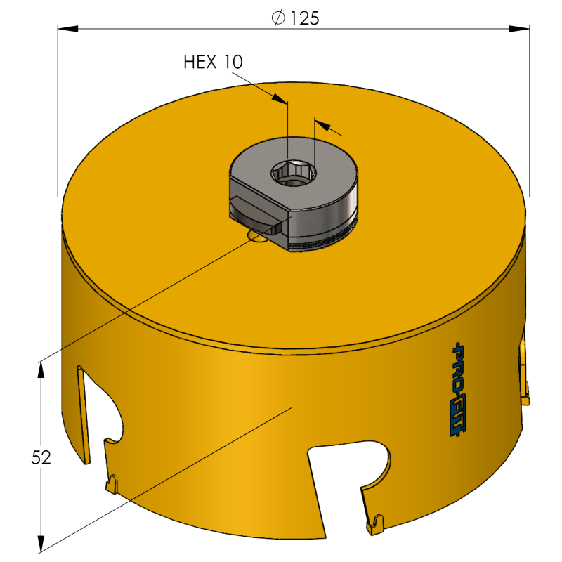 125 mm Multi Purpose ProFit gatzaag - Gatzagen.com