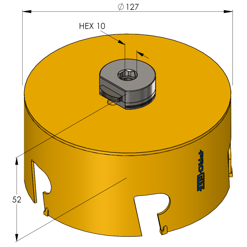 127 mm Multi Purpose ProFit gatzaag - Gatzagen.com