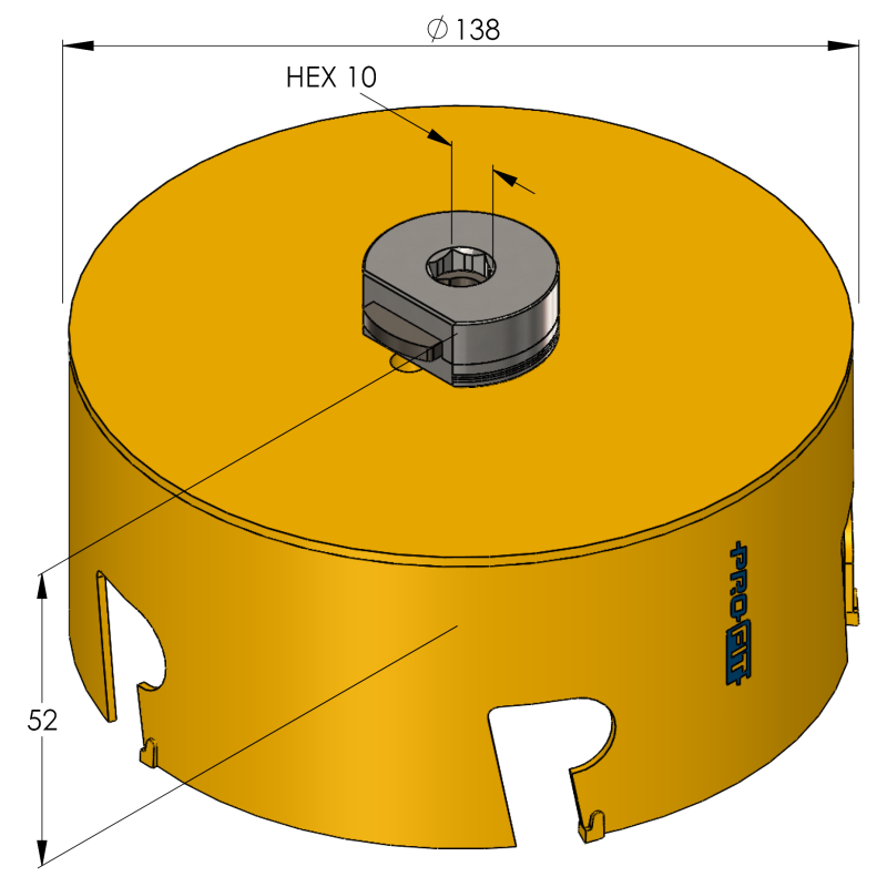 138 mm Multi Purpose ProFit gatzaag - Gatzagen.com