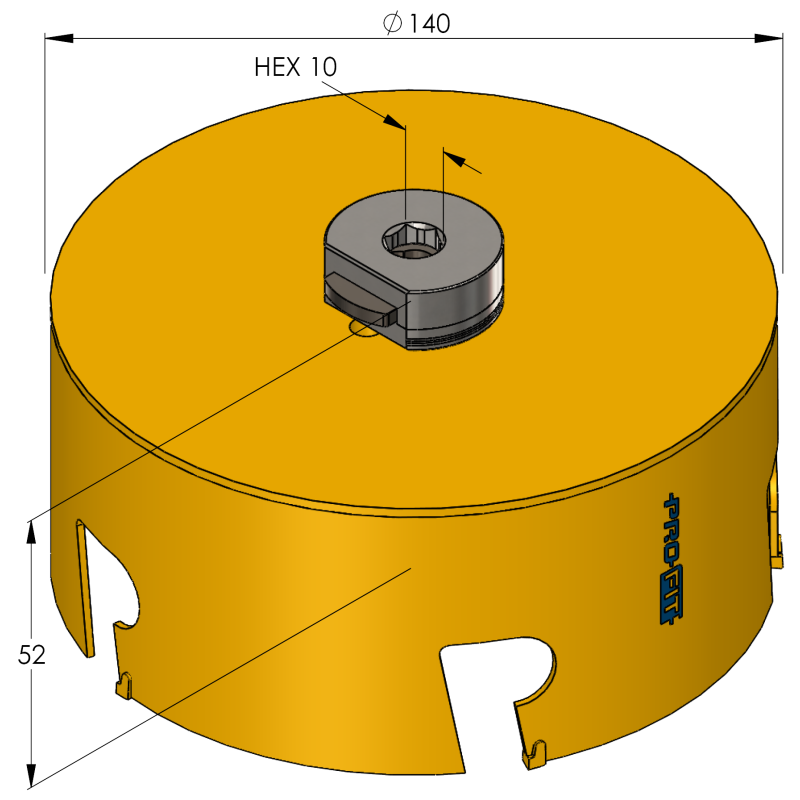 140 mm Multi Purpose ProFit gatzaag - Gatzagen.com