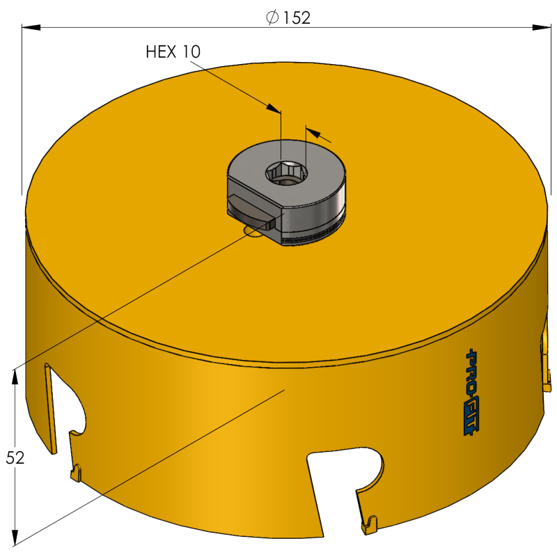 152 mm Multi Purpose ProFit gatzaag - Gatzagen.com