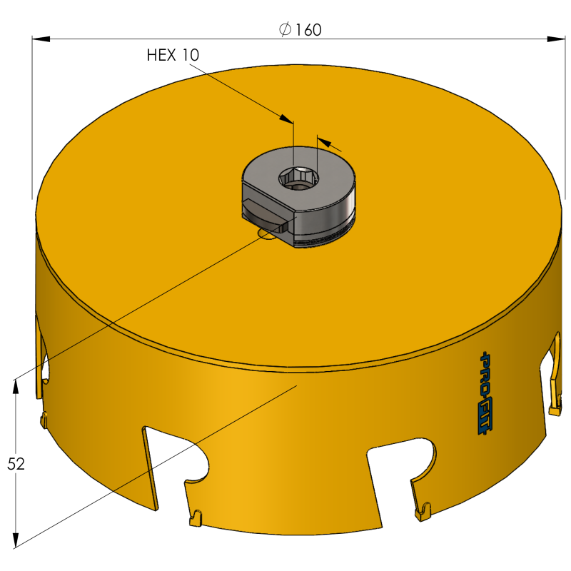 160 mm Multi Purpose ProFit gatzaag - Gatzagen.com