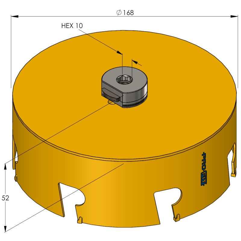 168 mm Multi Purpose ProFit gatzaag - Gatzagen.com