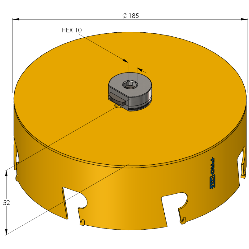 185 mm Multi Purpose ProFit gatzaag - WeraGereedschap.nl