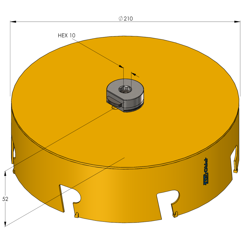 210 mm Multi Purpose ProFit gatzaag - Gatzagen.com