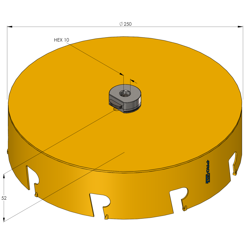 250 mm Multi Purpose ProFit gatzaag - Gatzagen.com 250 mm Multi Purpose ProFit gatzaag - Gatzagen.com